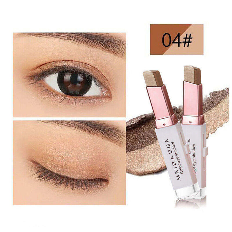 Two-Color Stereo Eyelid Makeup Waterproof Lasting Eyeshadow Gradient Stick Pen