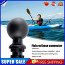 Universal Fishing Pole Base Holder Connector for Canoe Inflatable Boat Parts