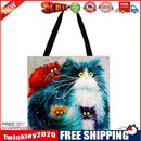 Colorful cats Printed Shoulder Shopping Bag Casual Large Tote Handbag