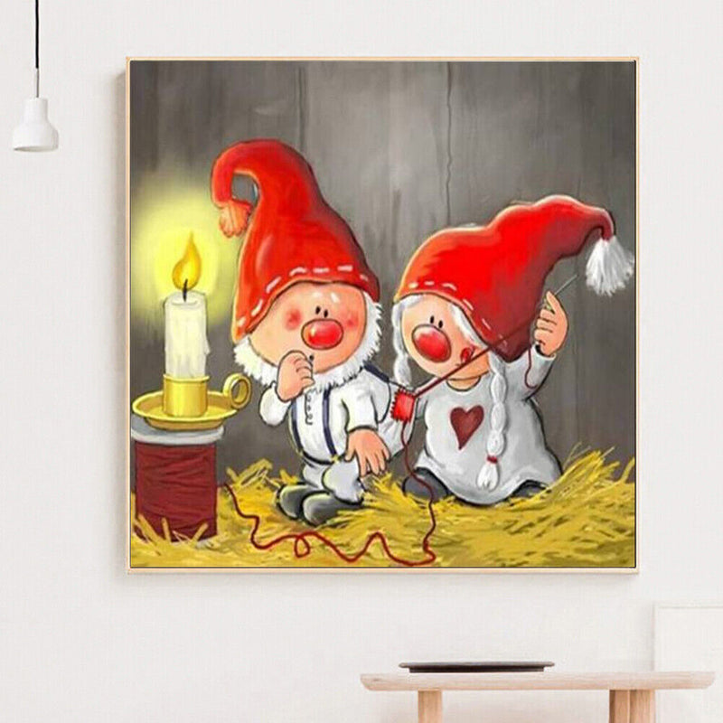 Christmas Goblin 5D DIY Full Drill Diamond Painting Pictures Rhinestone Mosaic