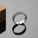 Gifts Hip Hop Rock Trendy Wood Crack Mens Ring Opening Adjustable Punk Rings