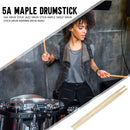 2pcs Maple Wooden Drum Sticks 5A Drumsticks Percussion Instruments Parts Newly