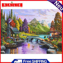 Full Round Drill 5D DIY Diamond Painting Landscape Embroidery Cross Stitch Decor
