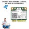 Wireless Wifi Card Dual Band Intel 7260 NB 7260HMW 300Mbps L UK Mini PCI-E U0W3