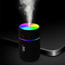 Portable Colorful Mini USB Car Humidifier Mist Maker Air Purifier (Black)