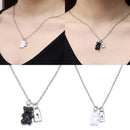 for Women Party Gift Pendant Choker Charm Bear Pendant Necklace Clavicle Chain