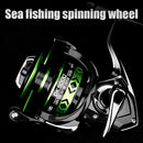 Spinning Fishing Reels Metal Spool Saltwater Carp Sea Fish Tackles (DK5000)