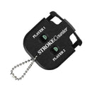 Portable Small Black Golf Scorer Counter Stroke Shot S2V8 With Keychain H5Y2