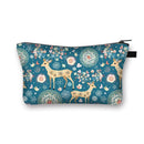 Elk Printed Hand Hold Travel Storage Cosmetic Bag Toiletry Bag