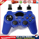 2.4G Wireless Gaming Controller USB Receiver Joystick (No stand Blue) Newly