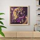 Special Shaped Diamond Painting Set DIY 5D Part Drill Bright Crescent Moon Kit