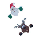 Lawn Penguin Elk Christmas Garden Ornaments Santa Claus Fence Decorations