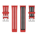 Silicone Watch Band for Polar V800 Replacement Wrist Strap (Red Black) Newly