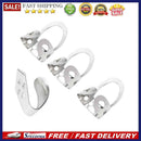 4x Open Design Adjustable Stainless Steel Fingerpicks Acoustic Guitar Banjo