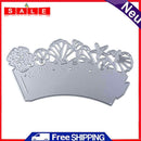 DIY Cutting Dies Scrapbook Embossing Crafts Album Decoration Fence Cake Peacock