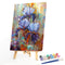 Iris Oil Paint By Numbers Kit DIY Acrylic Painting for Adults Home Decoration