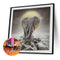 5D DIY Full Drill Diamond Painting Elephant Cross Stitch Craft Kit (wll817)