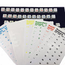 Russian Transparent Waterproof Stickers For PC Laptop Table Letter Keyboard I6O1