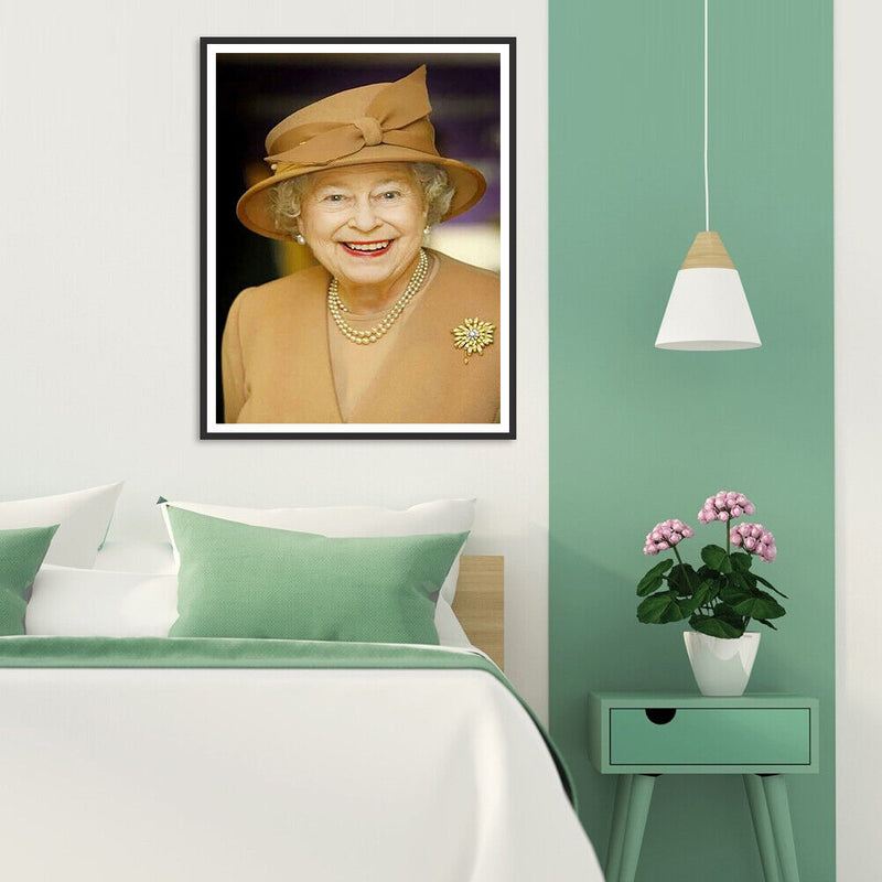 The Queen of England 5D DIY Diamond Painting Kits Full Square Drill Wall Decor