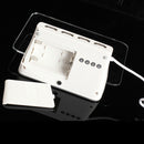 Blue LED Fluorescent Digital Alarm Clock Message Board USB 4 Port Hub