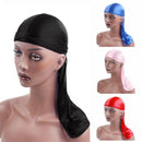 Spandex Headband Solid Hair Accessories Durag Cap Pirate Hat Hip-Hop Bandana