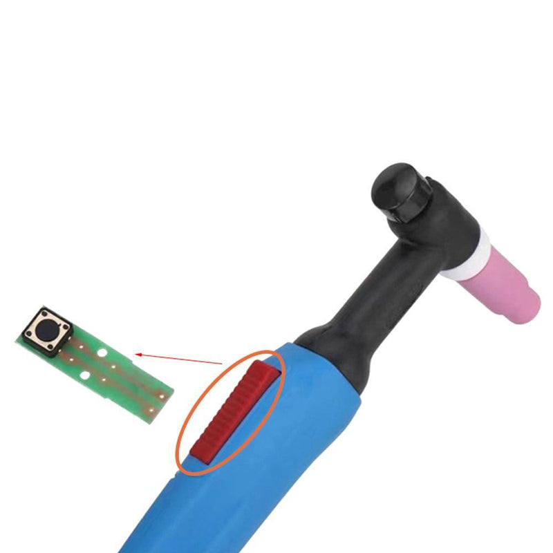 Argon Arc TIG Trigger Switch Welding Torch Electronic Switch Chip Blue Handle