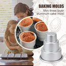 Aluminum Alloy DIY Cake Mold Three-layer Baking Mold for Homemade Cake Tools
