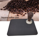 Tamping Holder Mat Home Office Anti-slip Square Coffee Powder Pressing Pad Newly