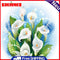5D DIY Diamond Painting Calla Flower Embroidery Full Drill Cross Stitch Mosaic