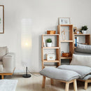 Paper Design Floor Lamp Lampshade European Style Light For Bedroom Decor W8B9