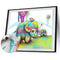 Elephant and Bird Oil Paint By Numbers Kits Drawing DIY Wall Art (M948)