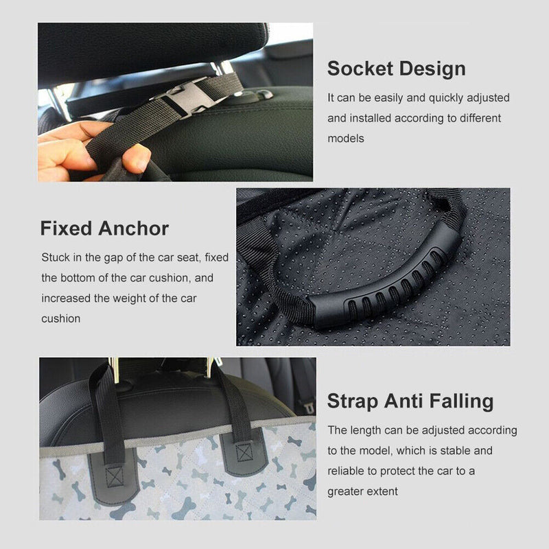 Practical Car Mat Non-slip Pet Pad Waterproof Dogs Mat Oxford Cloth for Car Seat