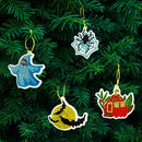 10pcs Halloween Decorative Diamond Painting During DIY Hanging Mosaic Ornaments