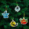 10pcs Halloween Decorative Diamond Painting During DIY Hanging Mosaic Ornaments