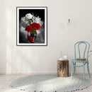 DIY Diamond Painting Valentines Love Rose Full Round Drill Picture (B2795) Newly