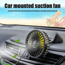 F402 Car Truck Fan with Suction Cup USB Powered 3-Speed Dashboard Desk Fan