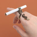 Clip Cigarettes Clip Cigarette Holder Ring Smoking Holder Finger Hand Rack