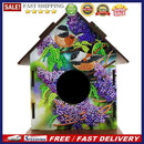 Wooden Bird House DIY Diamond Painting Bird Nest Hut Parrot Cage Indoor Outdo