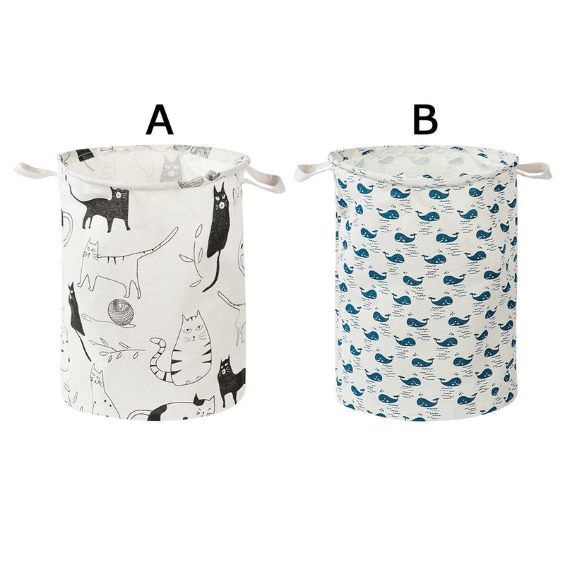 Waterproof Organizer Bucket Large Capacity Storage Home Dirty Laundry Basket