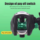 17+1 BBs 7.2/1 Fishing Reel Metal Line Cup Baitcasting Wheel Carp Fishing Tackle