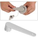 8 Groove Inflatable Boat Kayak Air Valve Wrench Repair Tool (Grey White) Newly