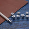 9 in 1 DIY Leather Printing Tool Steel Metal Carving Leathercraft Tool Kit Newly