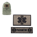 2pcs/set Medical Technician EMT Embroidered Patches Military Tact