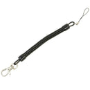 Black Metal Key Chain Retractable Clip Ring Keyring Stretchy Coil HOT C2S0