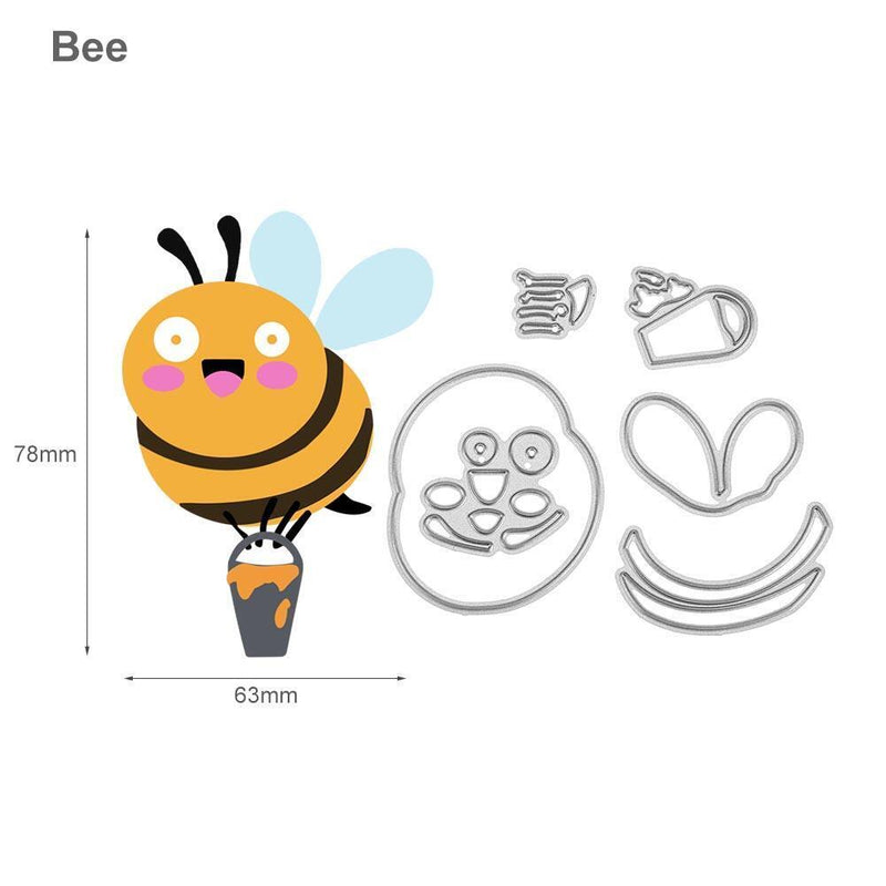 Bee Cutting by Metal Crafts Die DIY Scrapbook Embossing Stencil (MS279)