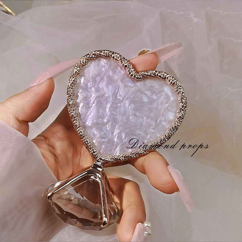 DIY Nail Tips Color Palette Acrylic Display Board Gel Pallet (Pink Heart) Newly