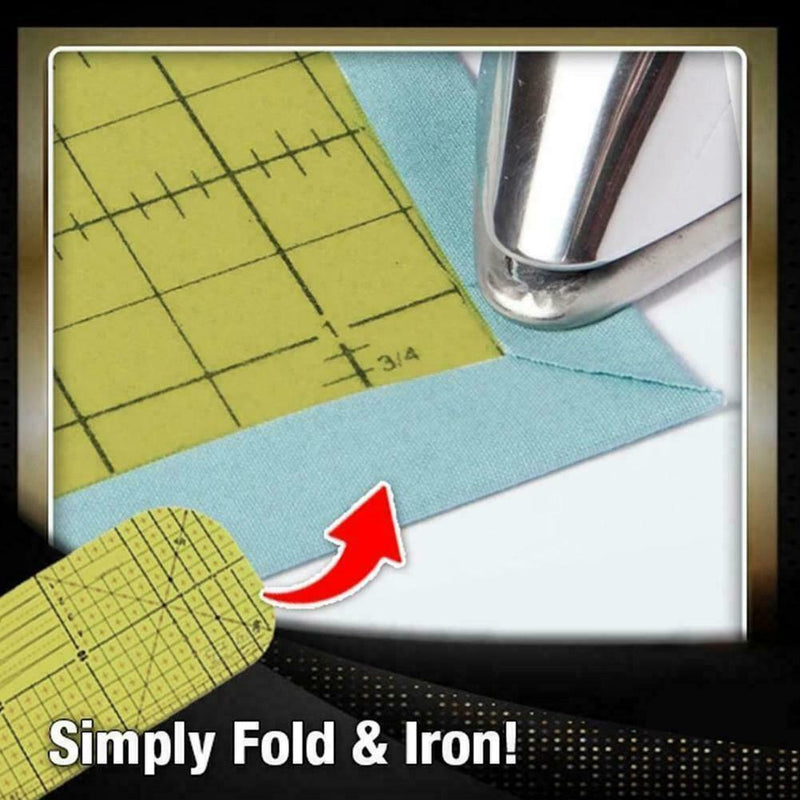 Measuring Tool Ruler Hot Ironing Ruler Patchwork Tailor Sewing Supplie DIY X9Q3