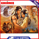 5D DIY Diamond Painting Old Era Lovers Full Drill Cross Stitch Needlework Set