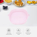 Air Fryer Silicone Pot Oven Baking Tray Basket Mat Home Grill Pan Accessori