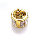 9 PCS Punk Woman Crystal Elastic Hair Ring Ponytail Holder Headband Hair Cuff